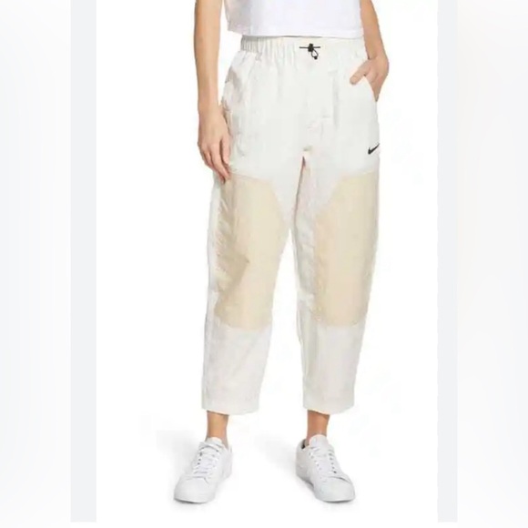 Nike Women's Off-White and Beige Joggers - Picture 1 of 9